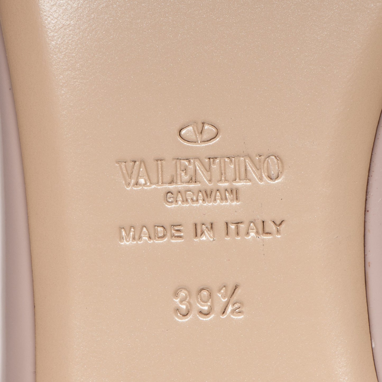 Patent Rockstud Ballerina Flats 39.5 Poudre