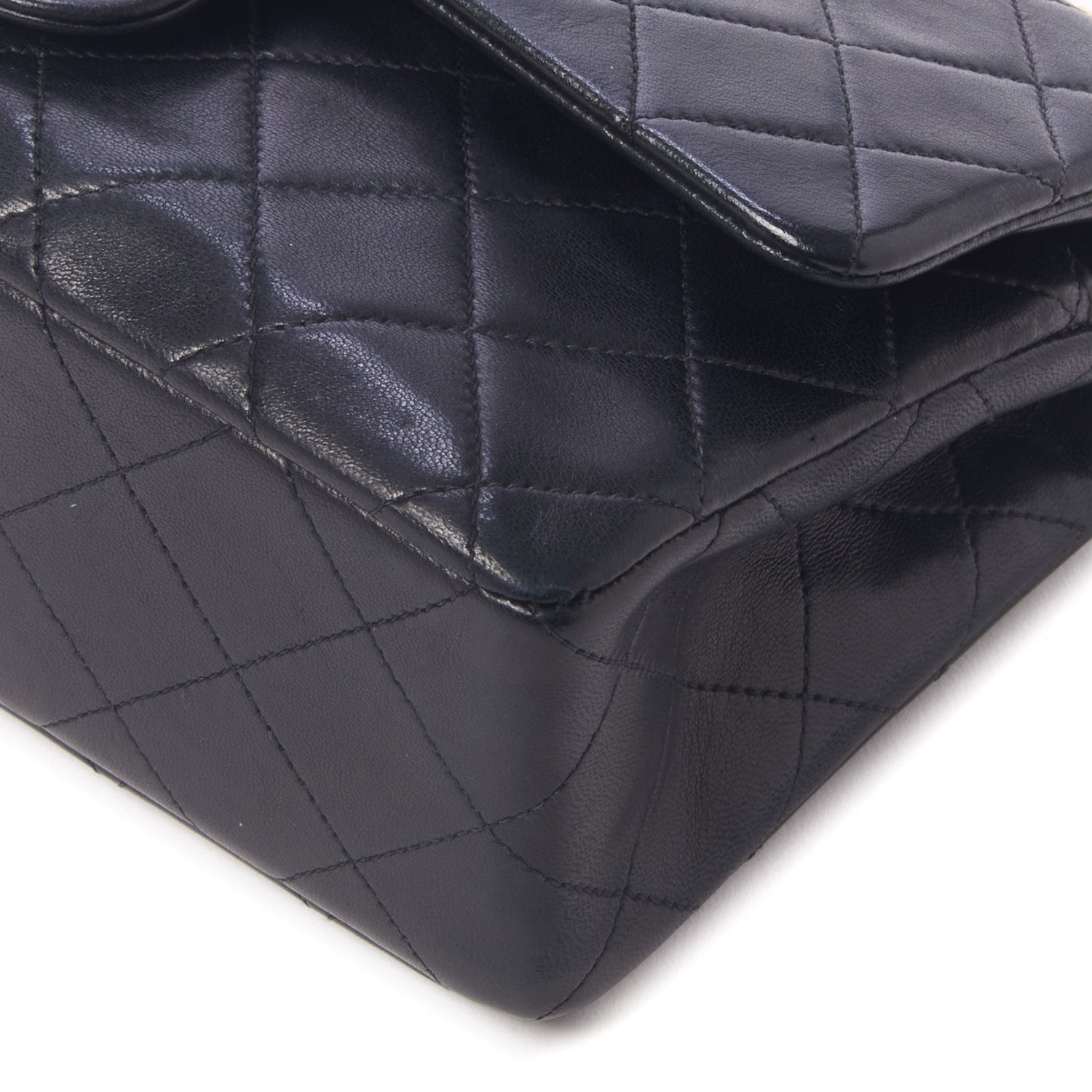 Chanel Lambskin Quilted Small Double Flap Black 5 of 10