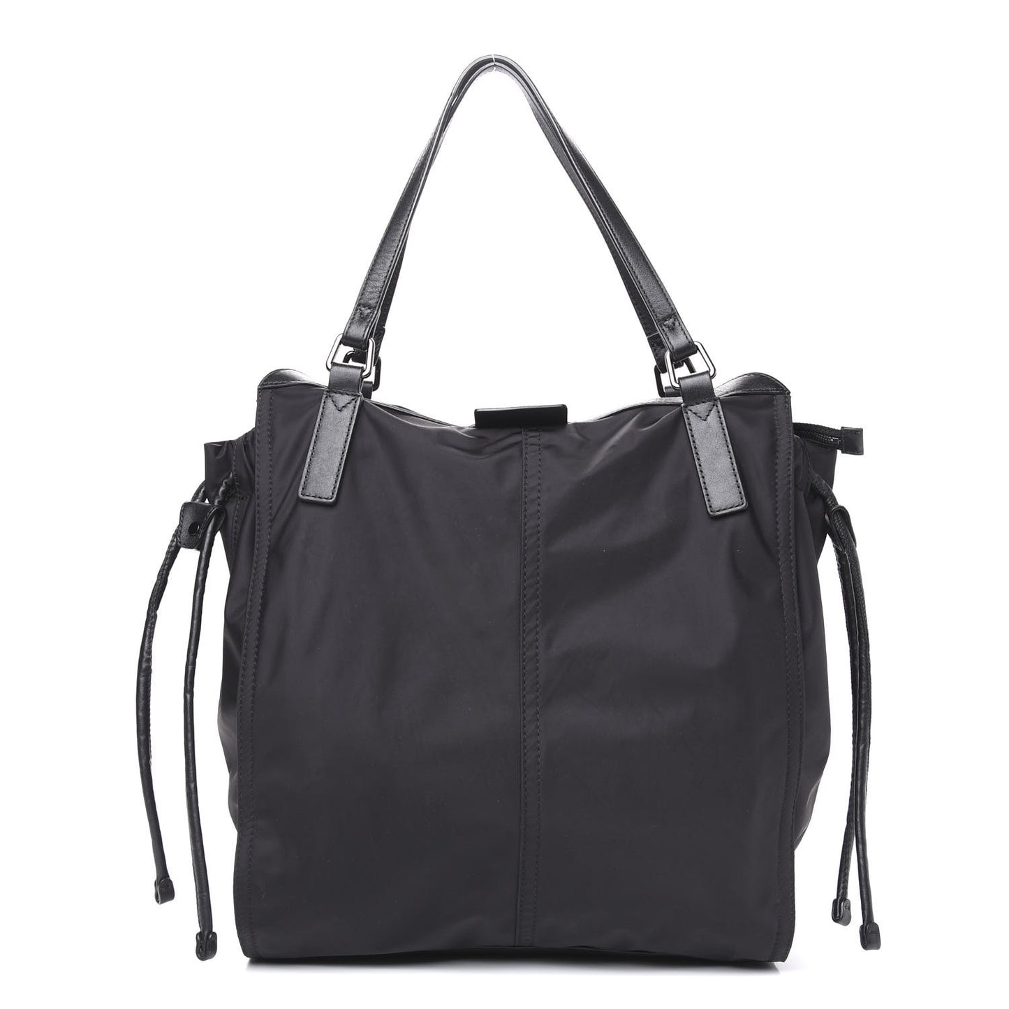 Nylon Small Buckleigh Packable Tote Black