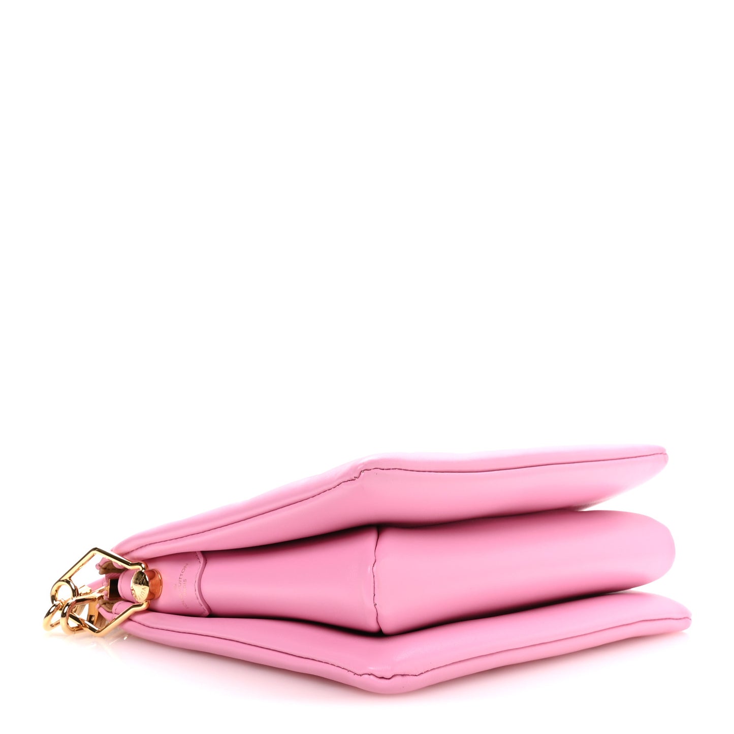 Lambskin Embossed Monogram Coussin PM Rose Bonbon
