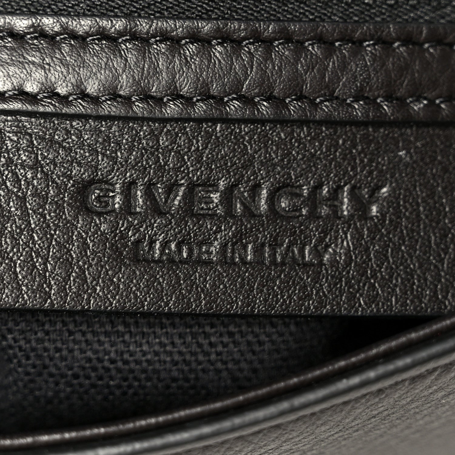 Givenchy Waxy Grained Calfskin Mini Pandora Pure Flap Bag Black 6 of 11