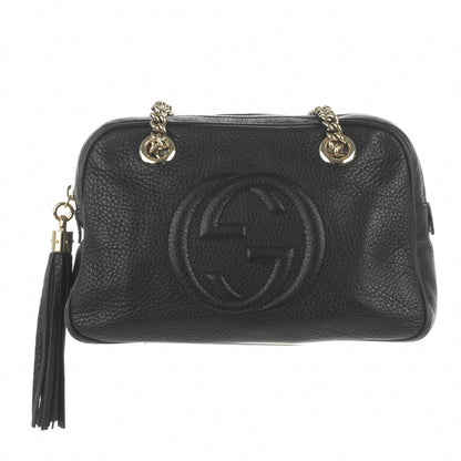 Gucci Pebbled Calfskin Small Soho Bowler Black 1 of 7