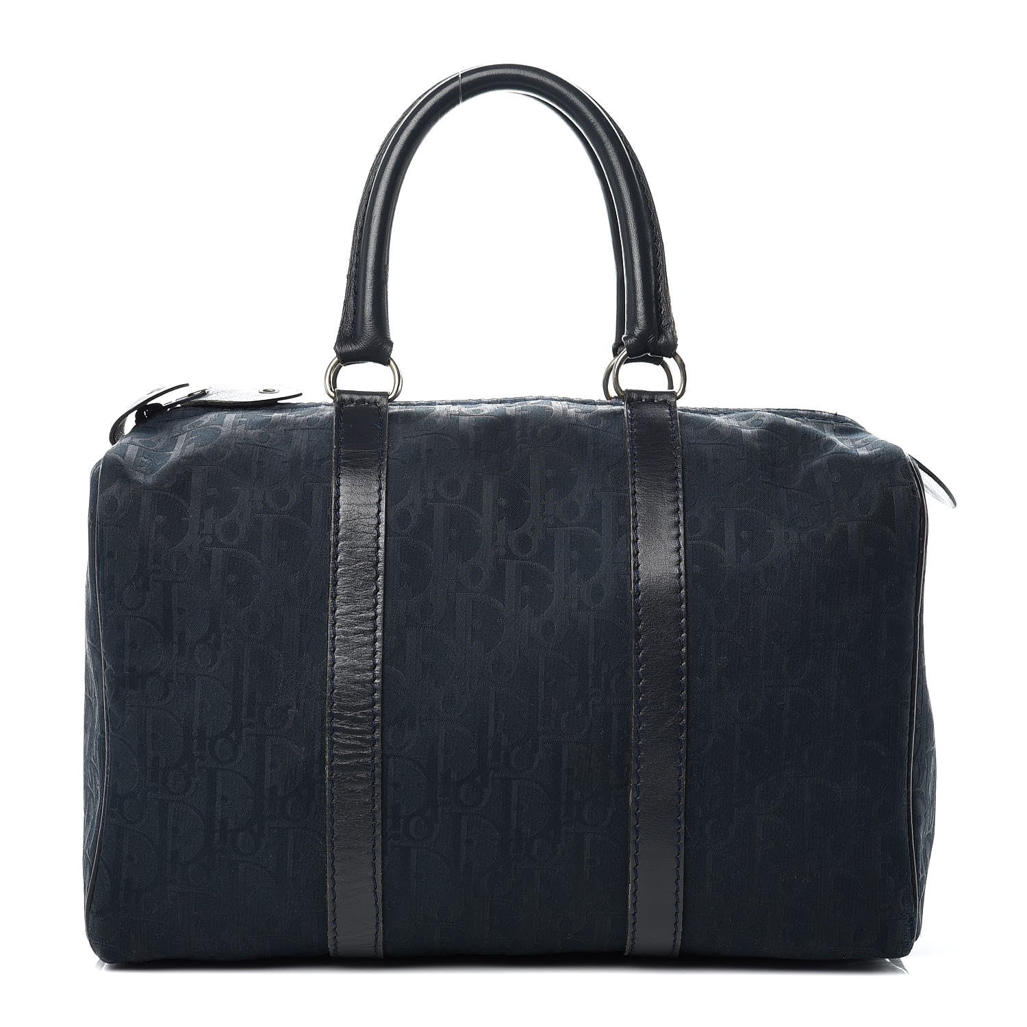 Christian Dior Monogram Boston Navy Blue 1 of 16