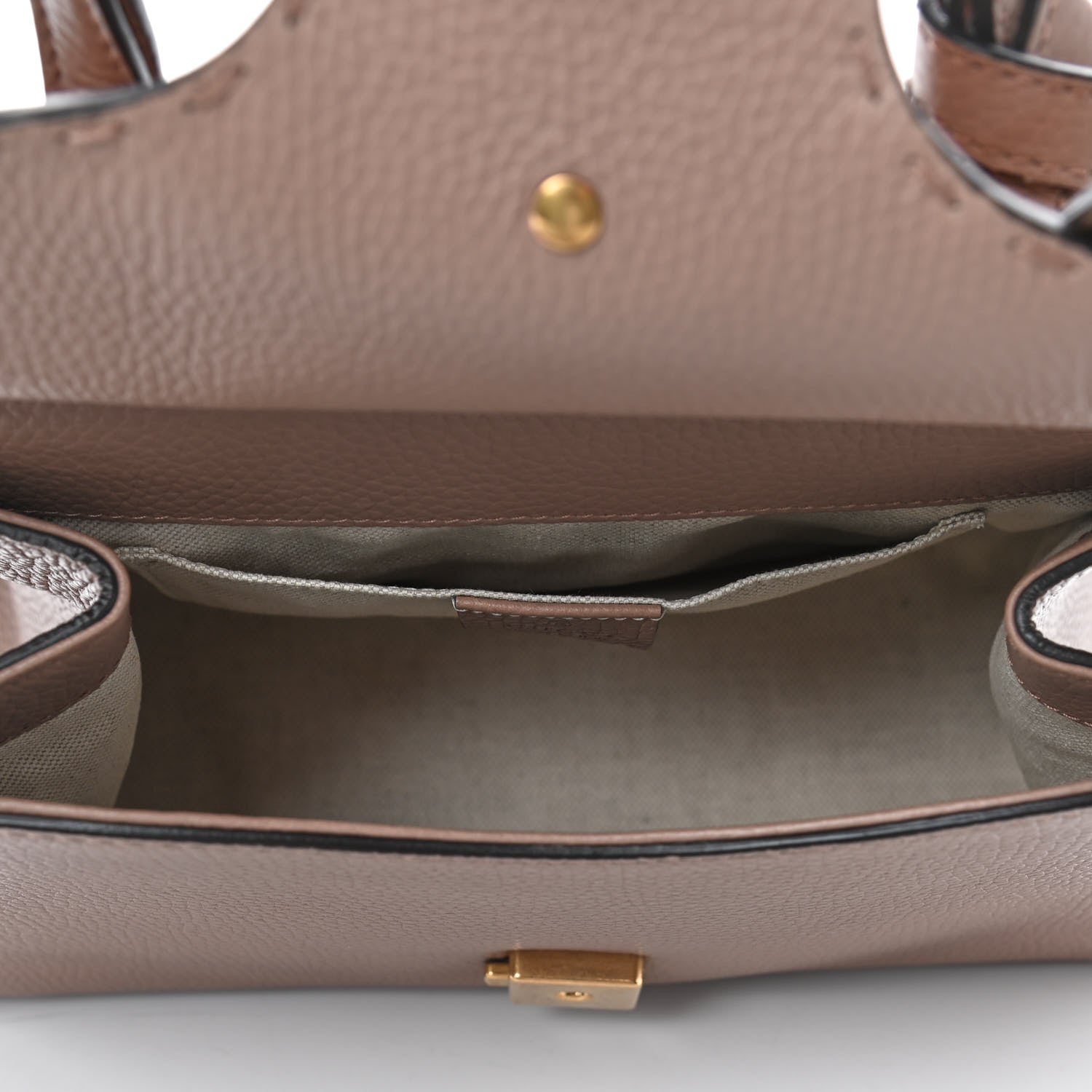 Gucci Calfskin Mini Pearly GG Marmont Top Handle Bag Porcelain Rose 4 of 5