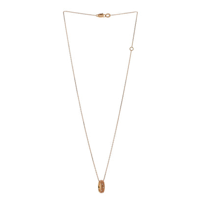 Damiani 18K Rose Gold Diamond Metropolitan Dream Pendant Necklace 3 of 4
