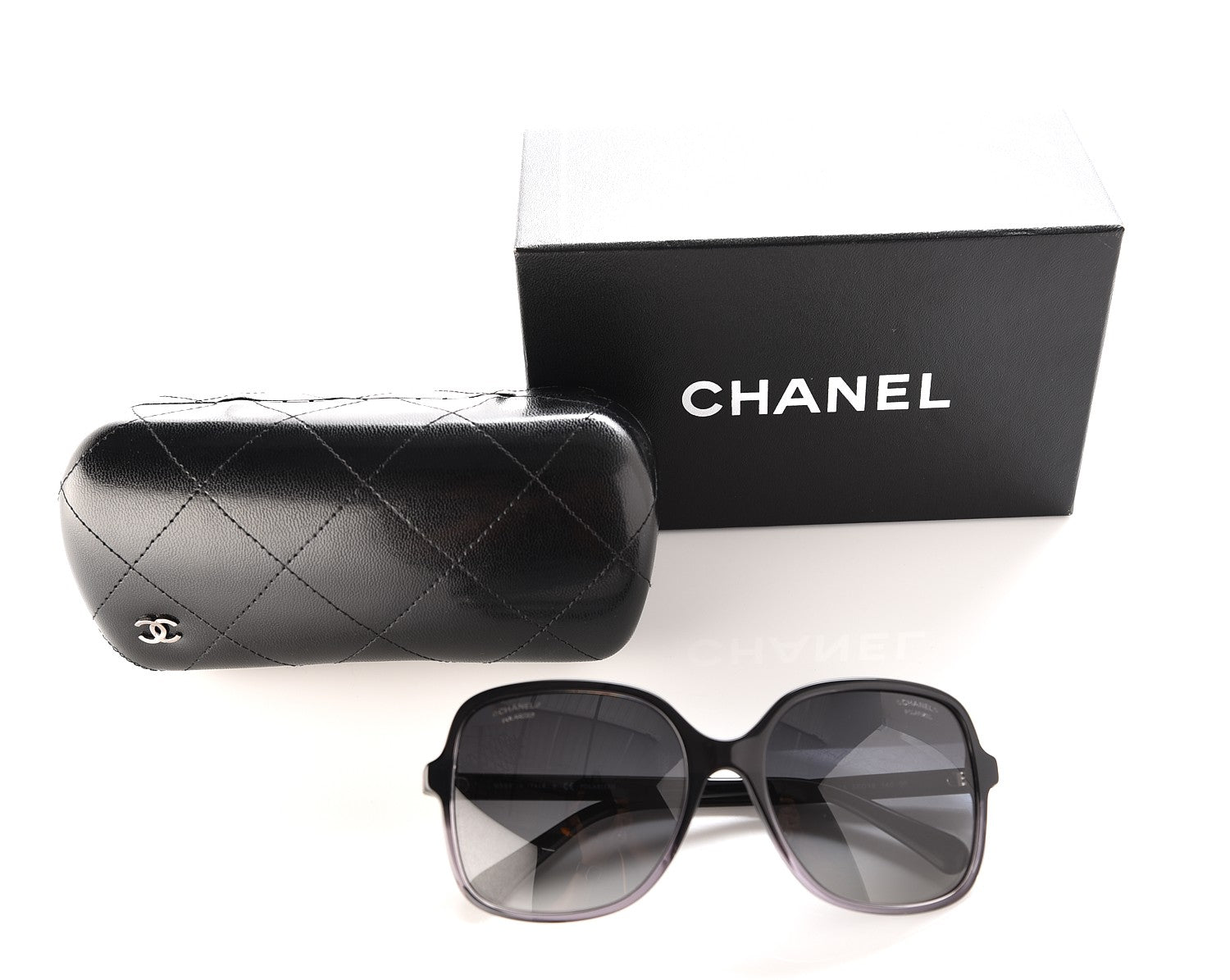 Chanel Square Summer CC Sunglasses 5349 Black 8 of 8