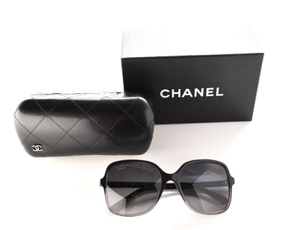 Chanel Square Summer CC Sunglasses 5349 Black 8 of 8
