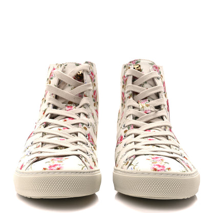 Gucci Canvas Romantic Print Major Blind For Love High Top Sneakers 37 Ivory 2 of 9