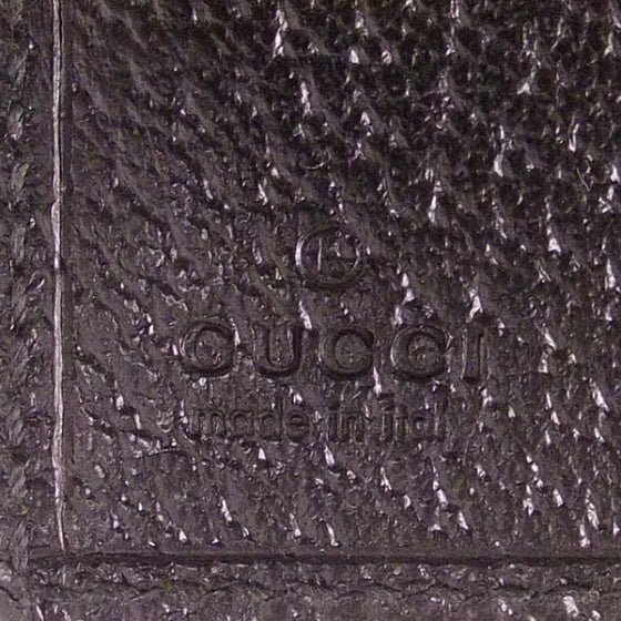 Gucci Leather Signature Mens Wallet Black 6 of 8