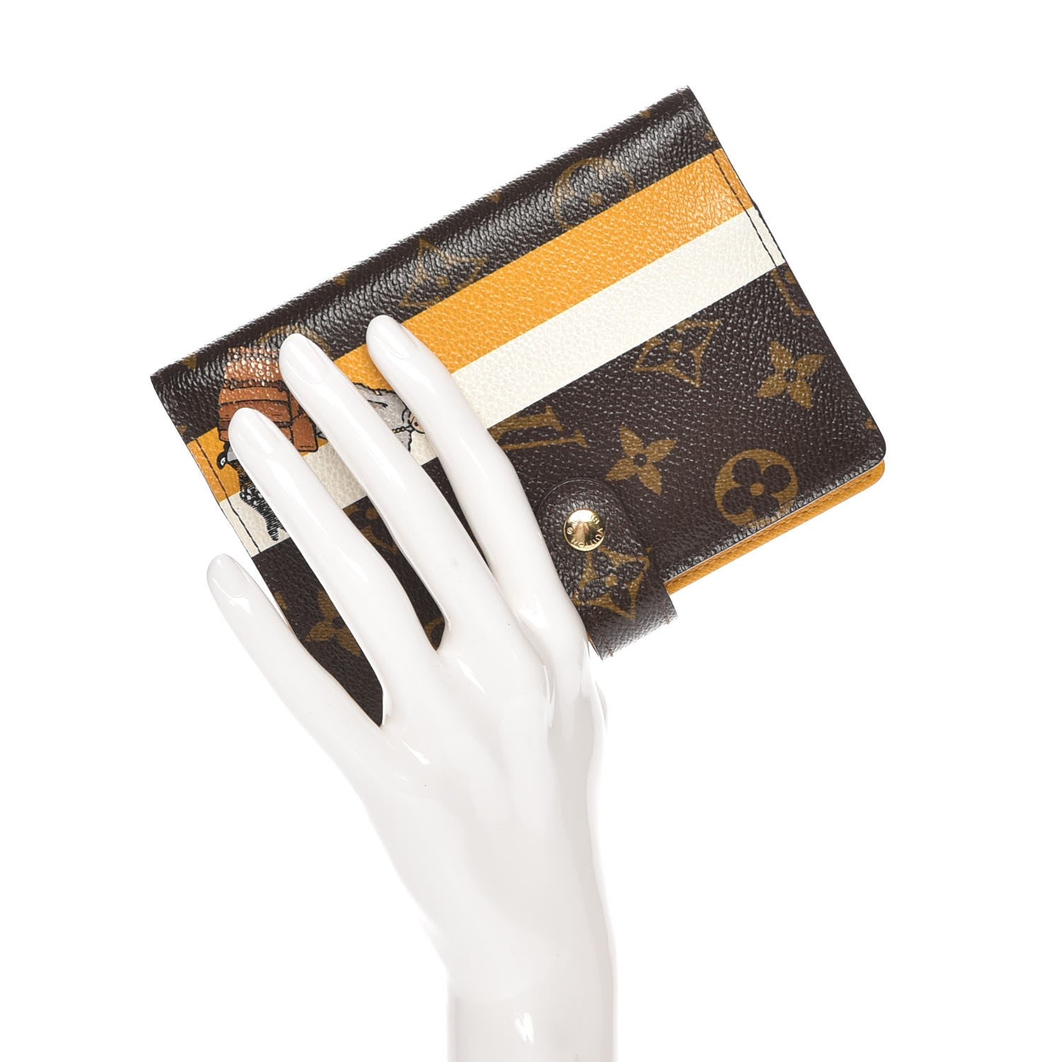 Louis Vuitton Monogram Groom Small Ring Agenda Cover Yellow 10 of 16