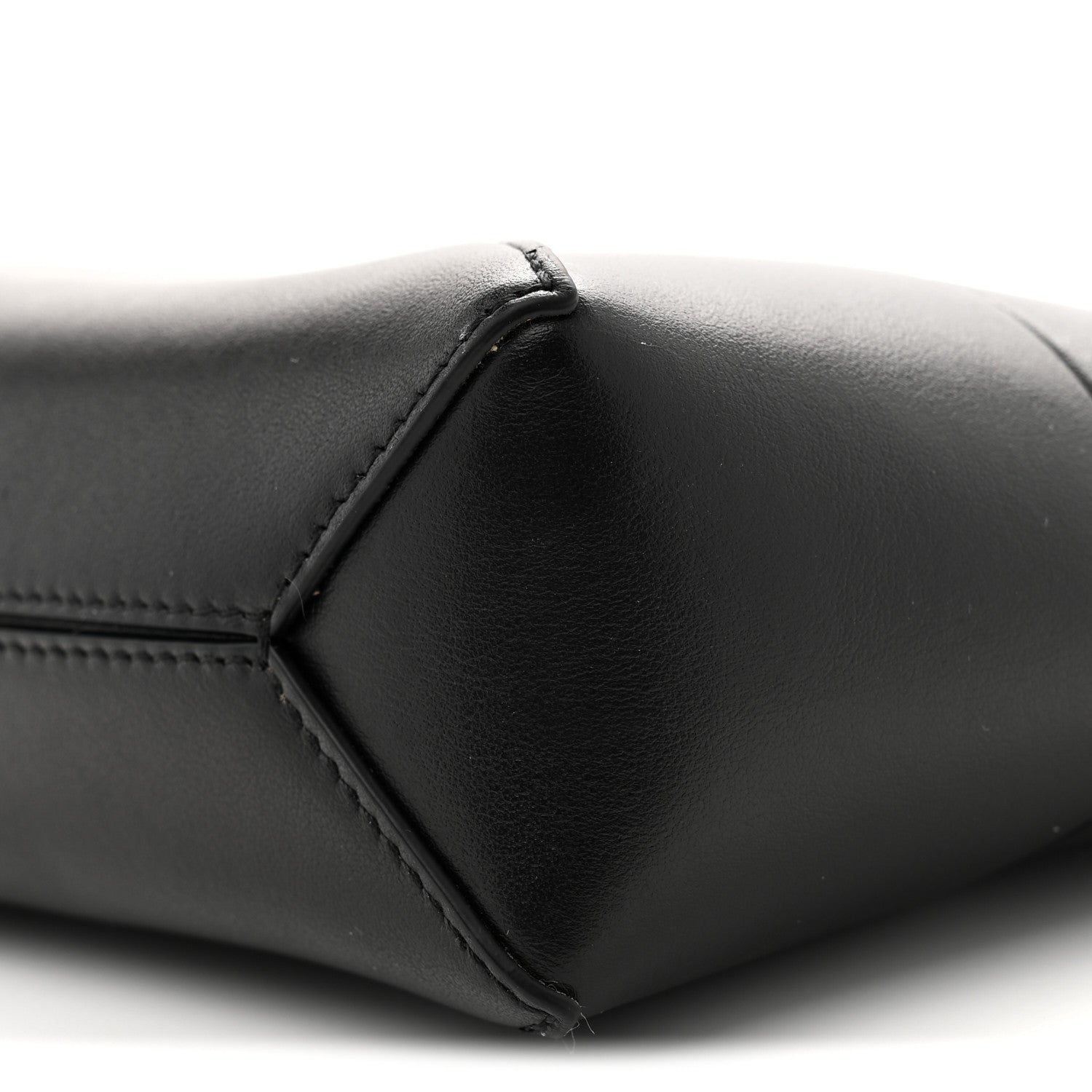 Loewe Shiny Calfskin Puzzle Fold Pouch Black 10 of 10