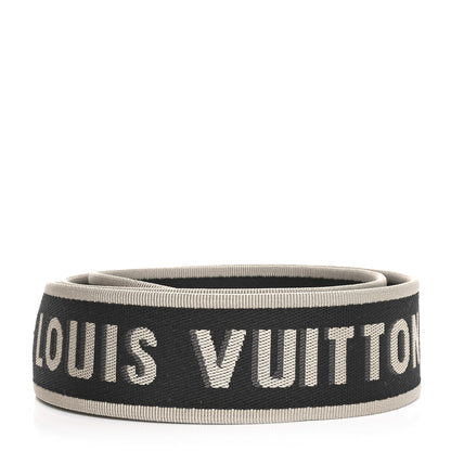 Louis Vuitton Jacquard Diane Shoulder Strap Black Ivory 2 of 3