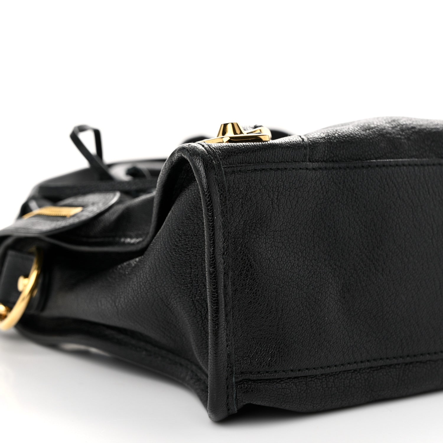 Balenciaga Chevre Gold Metallic Edge Hardware S City Black 10 of 11