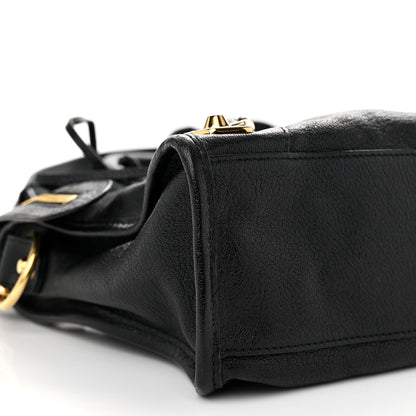 Balenciaga Chevre Gold Metallic Edge Hardware S City Black 10 of 11