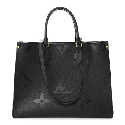 Louis Vuitton Empreinte Monogram Giant Onthego MM Black 1 of 11