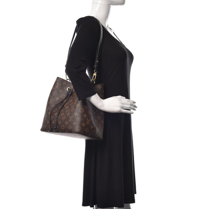 Louis Vuitton Monogram Neonoe MM Black 2 of 9