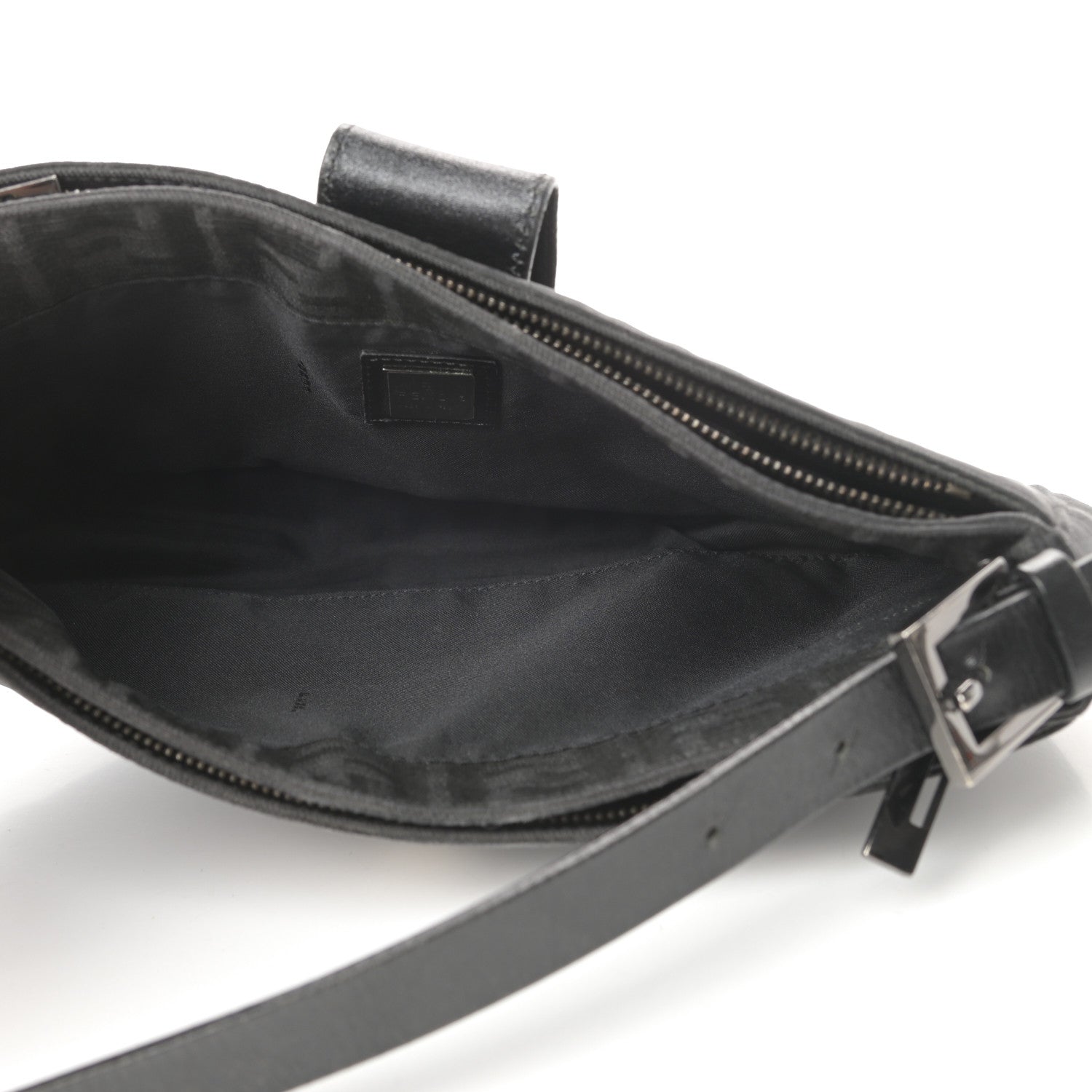 Fendi Nylon Zucca Baguette Black 6 of 14