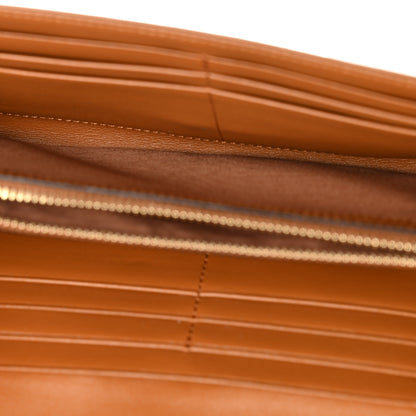 MCM Visetos Studded Patricia Wallet On Chain Cognac 5 of 10