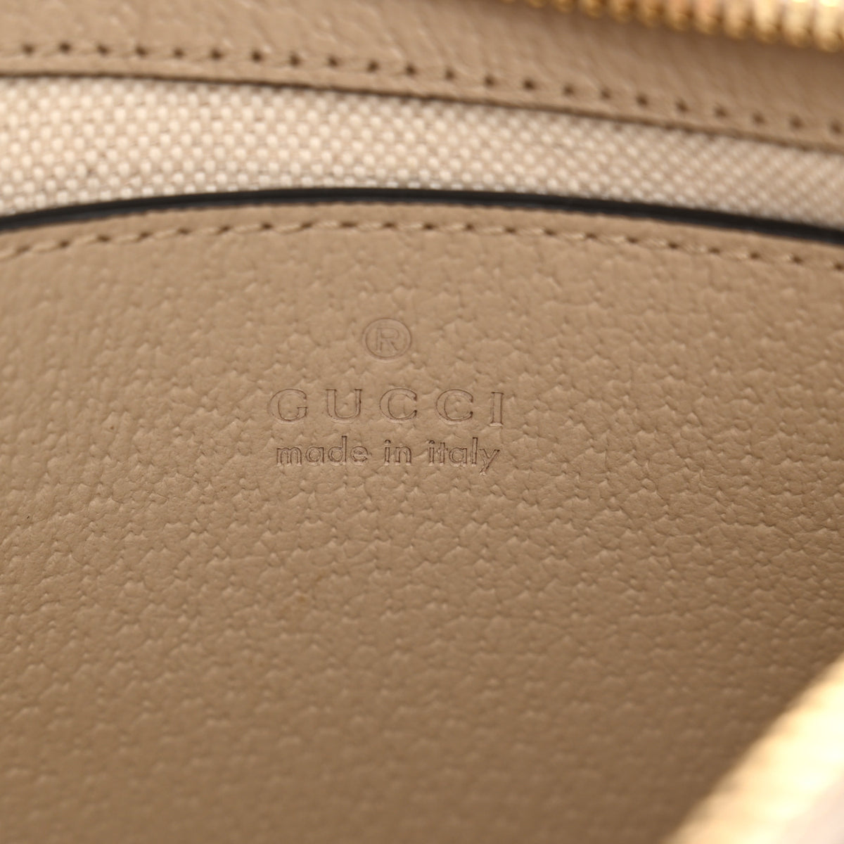 Gucci GG Supreme Monogram Textured Dollar Calfskin Web Small Ophidia GG Handbag Beige Mystic White Oatmeal 6 of 10