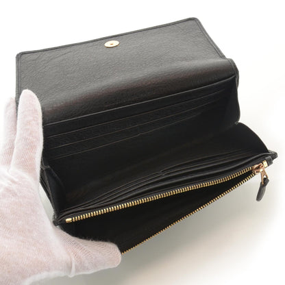 Balenciaga Agneau Giant 12 Rose Gold Hardware Money Wallet Black 7 of 7