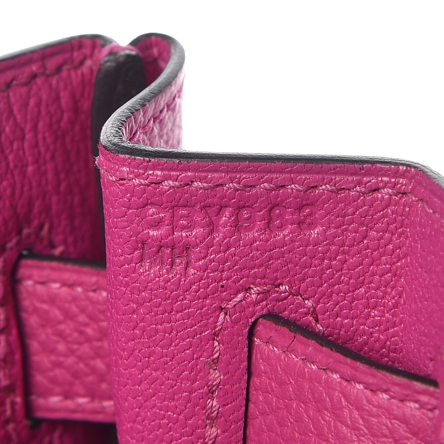 Hermes Togo Kelly Retourne 28 Rose Pourpre 8 of 9