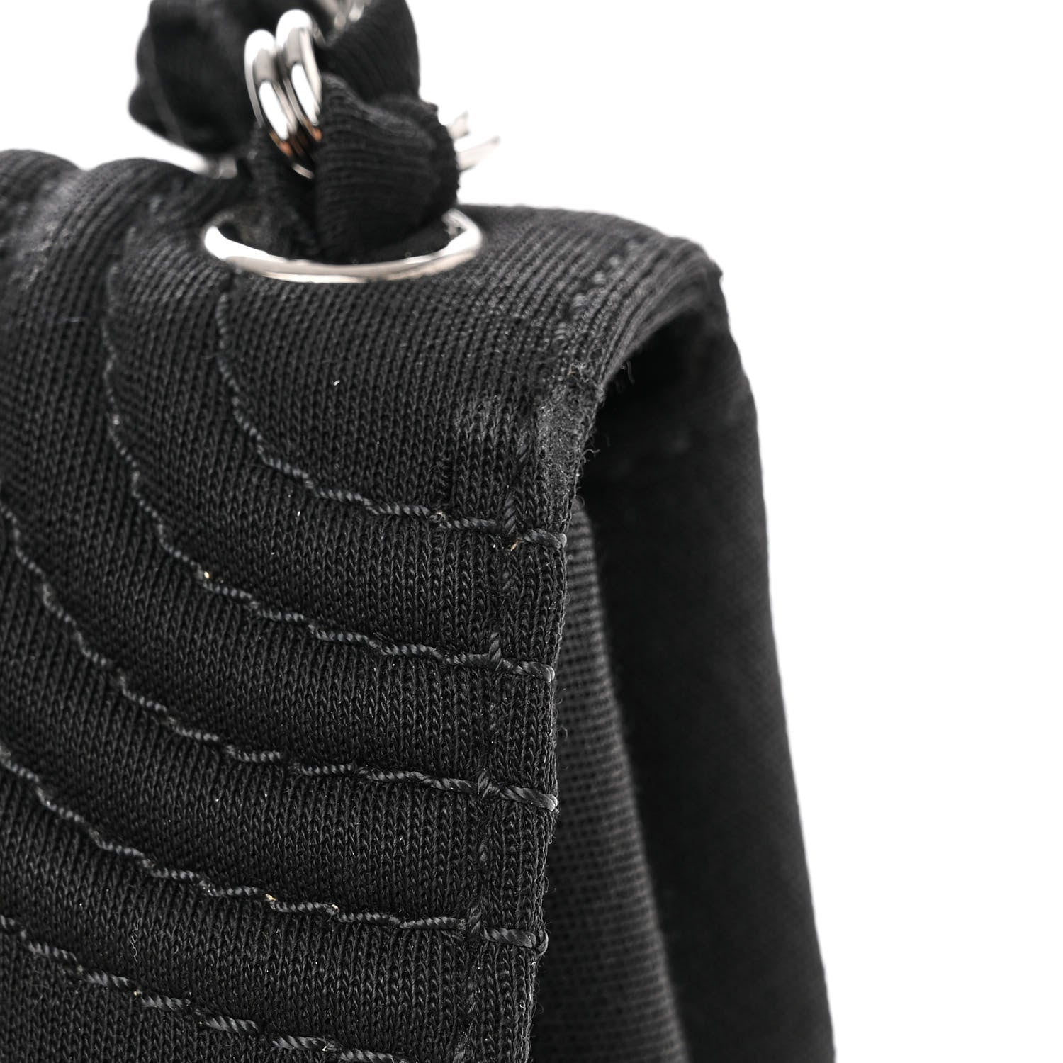 Chanel Jersey Quilted Single Flap Black 12 of 13