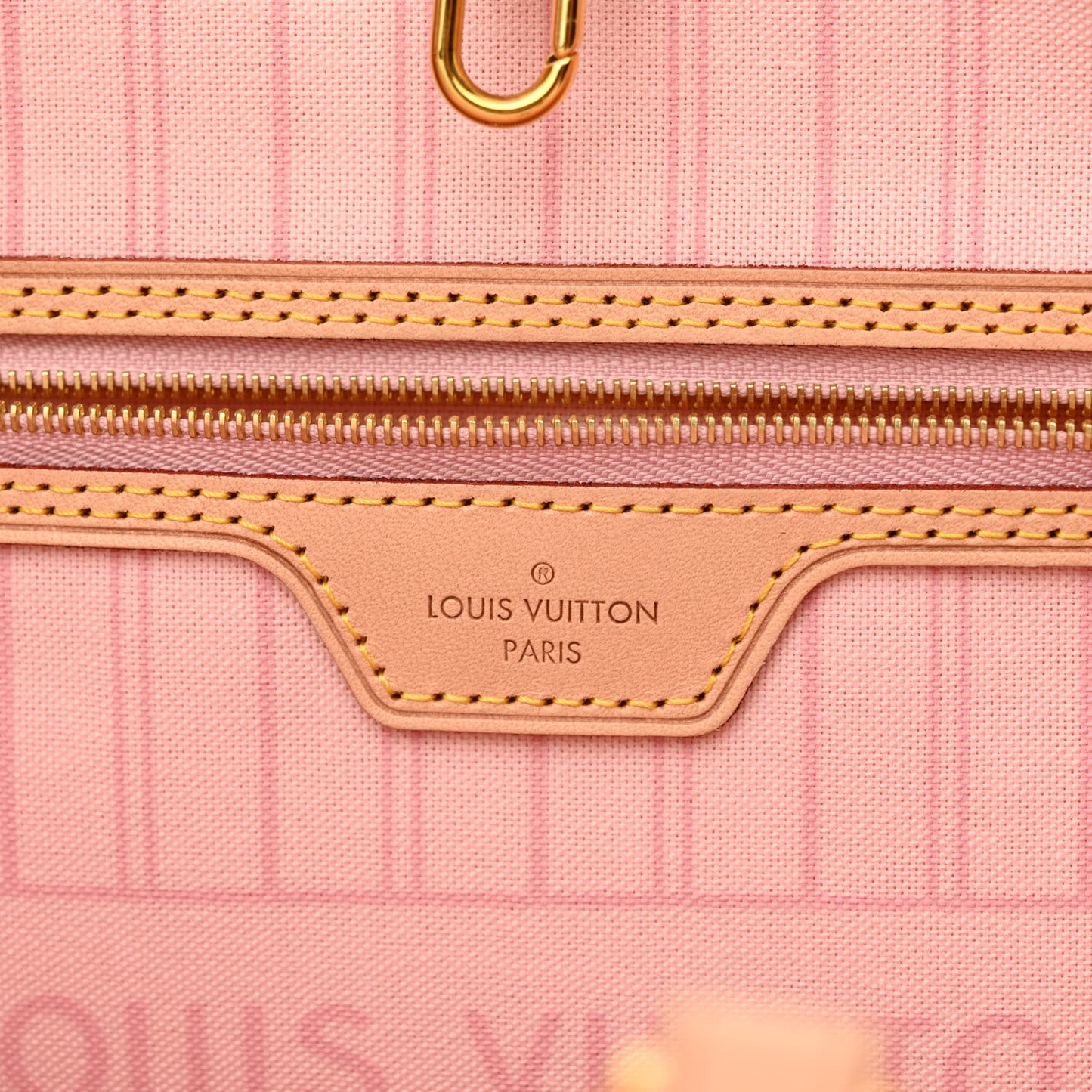 Damier Azur Neo Neverfull MM Rose Ballerine