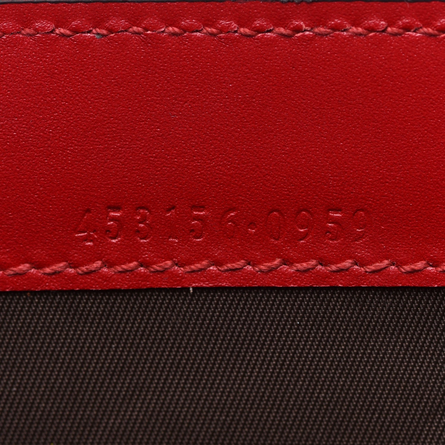 Gucci Guccissima Padlock Clutch Hibiscus Red 7 of 9