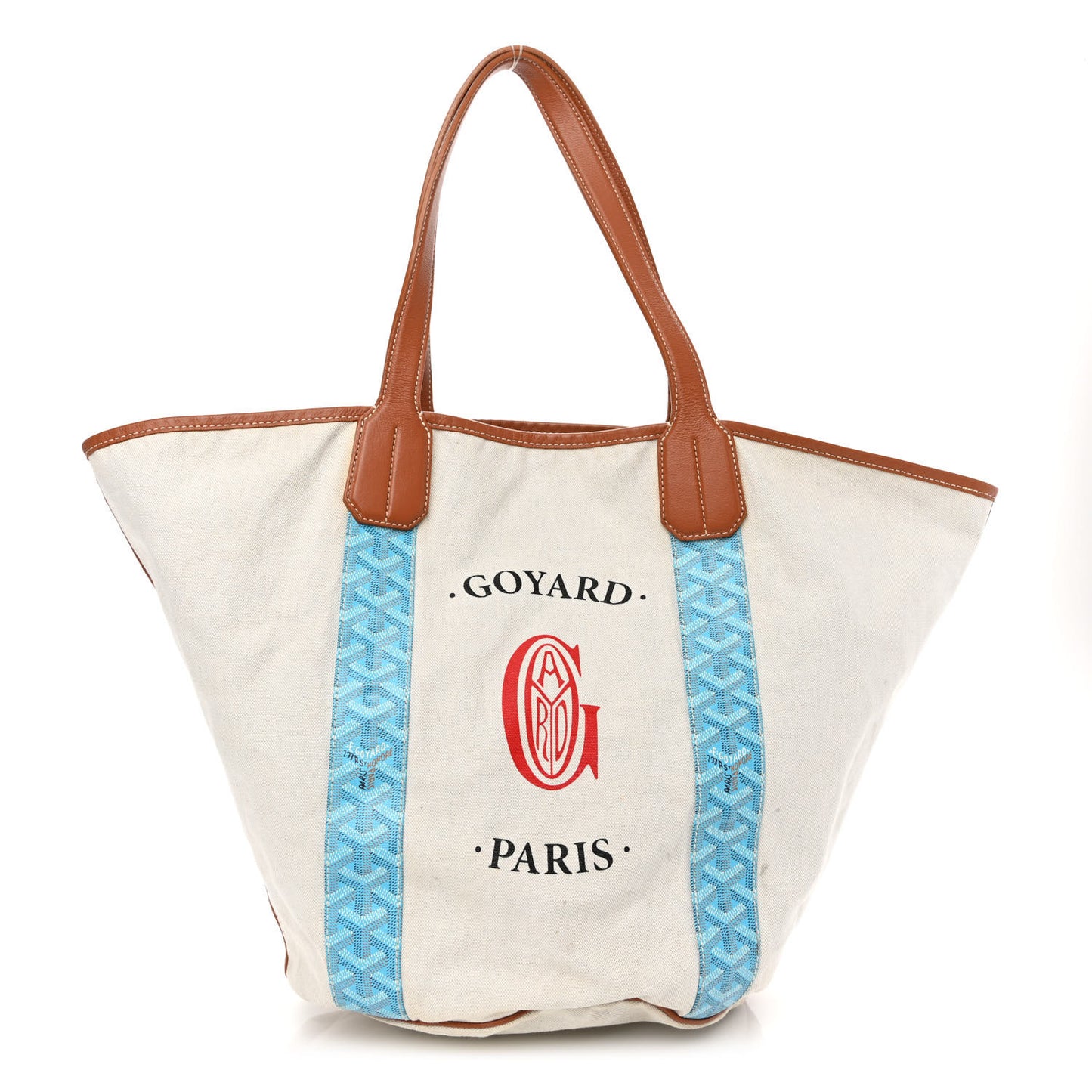 Goyardine Reversible Belharra Light Blue