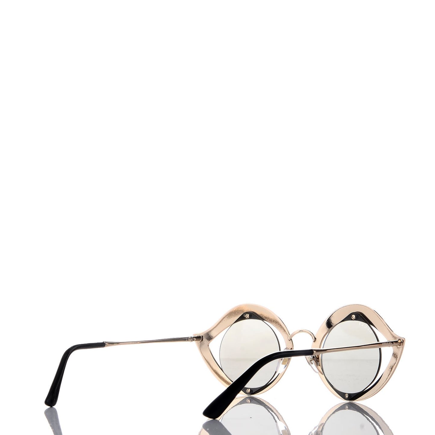 Metal Crystal Cat Eye Sunglasses GG0046/S Light Pink
