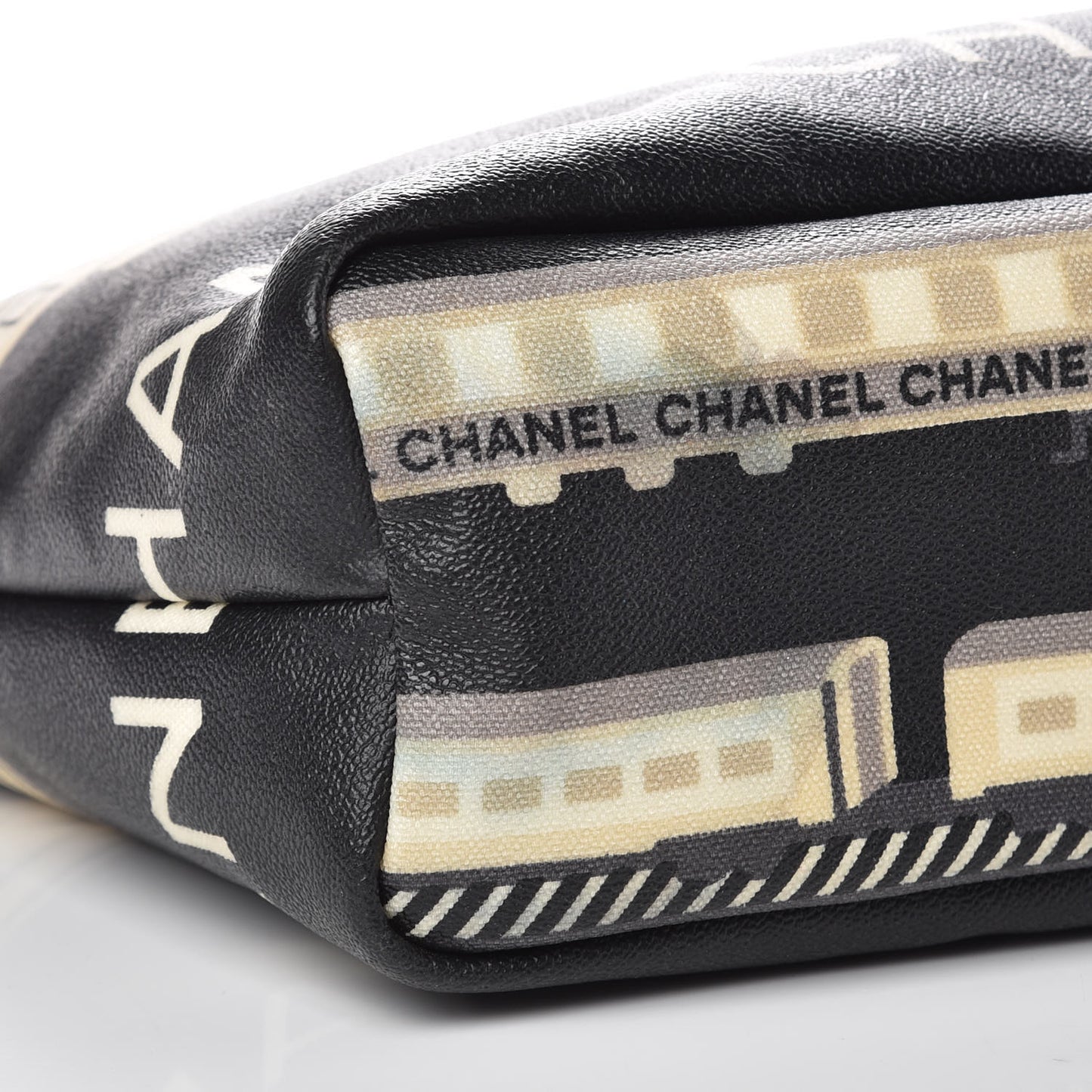 Coated Canvas Le Train Bag Black
