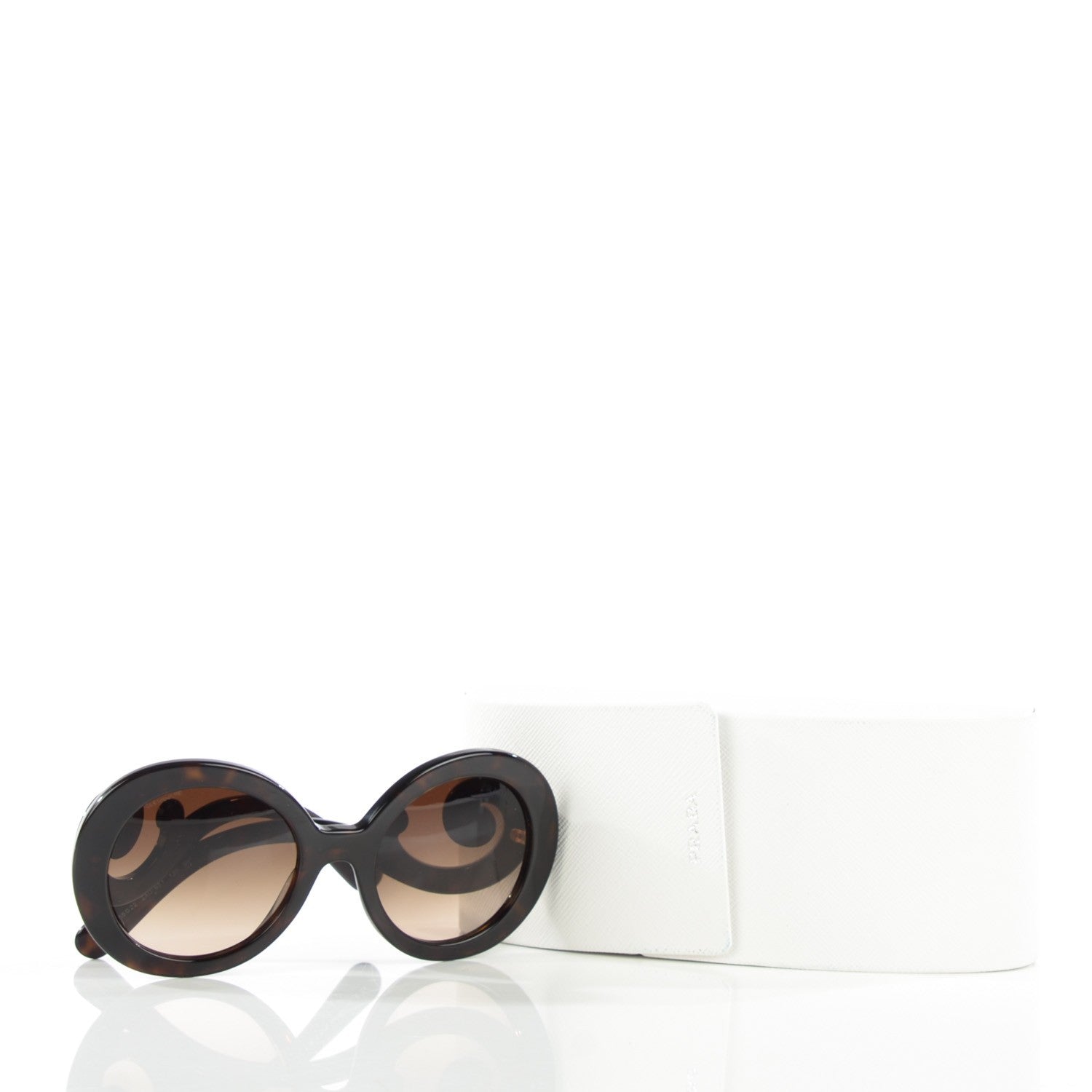 Prada Baroque Sunglasses SPR 27N Havana 7 of 7