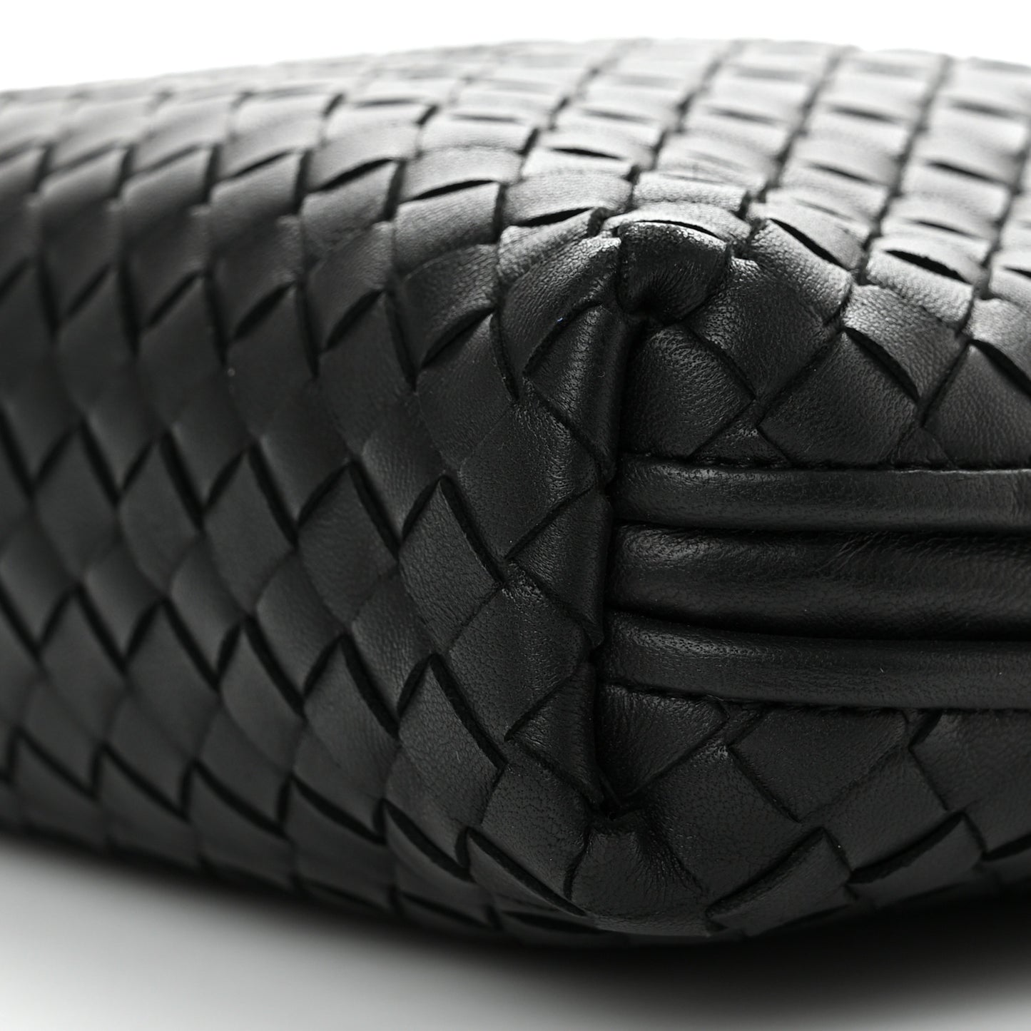 Nappa Intrecciato Nodini Bag Black