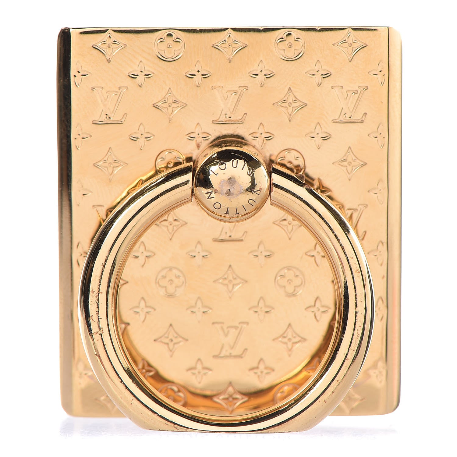 Louis Vuitton Nanogram Phone Ring Holder Gold 1 of 5
