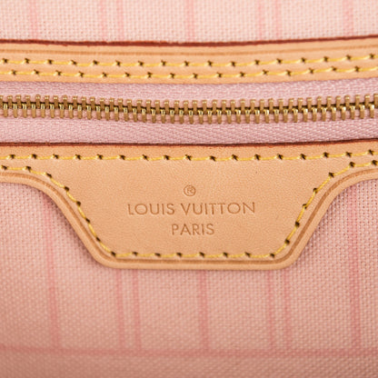 Louis Vuitton Damier Azur Neo Neverfull GM Rose Ballerine 6 of 8