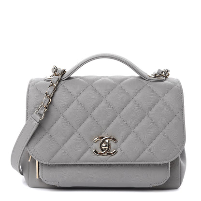 Chanel Caviar Quilted Medium Business Affinity Flap Grey 1 of 10
