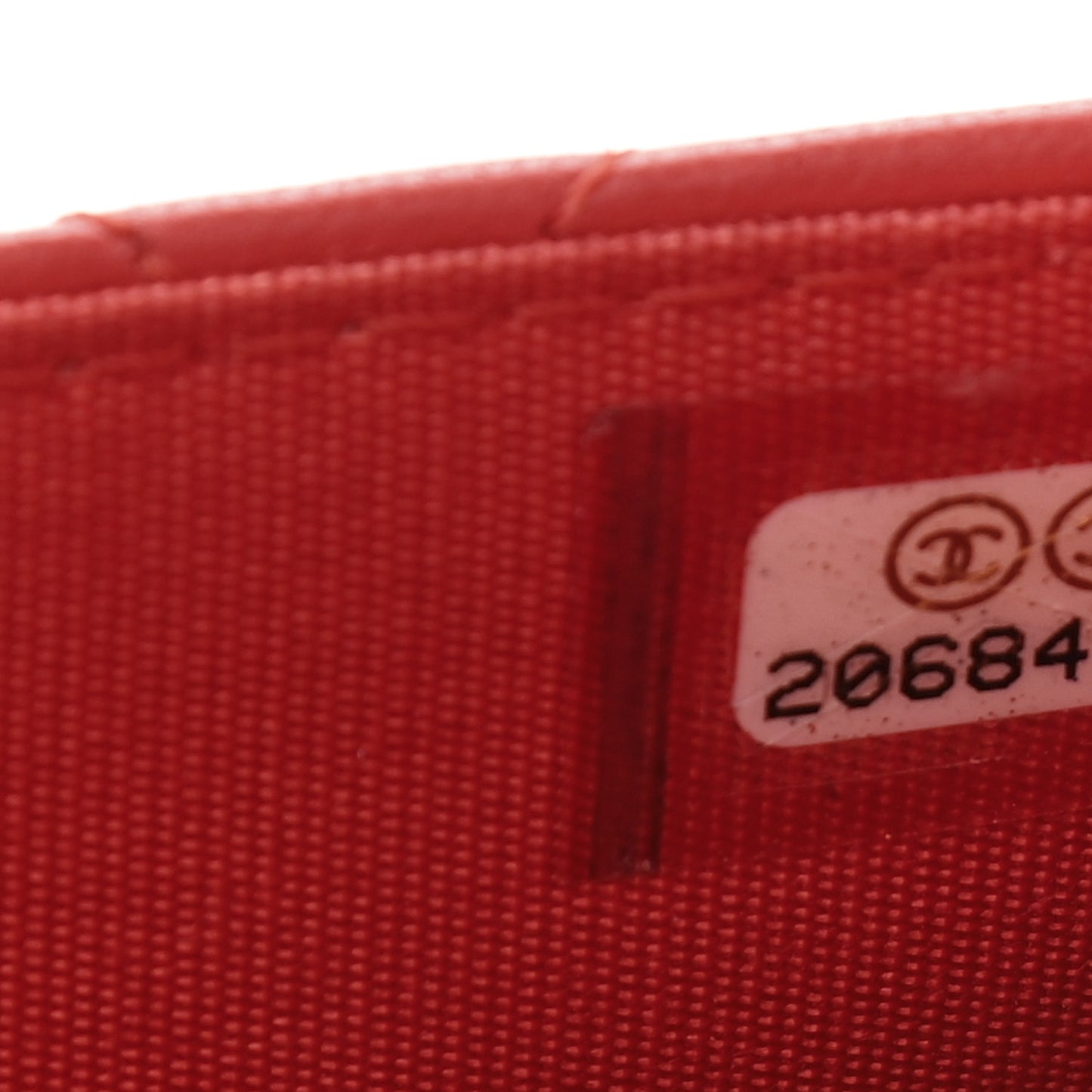 Lambskin Quilted Boy Wallet On Chain WOC Red