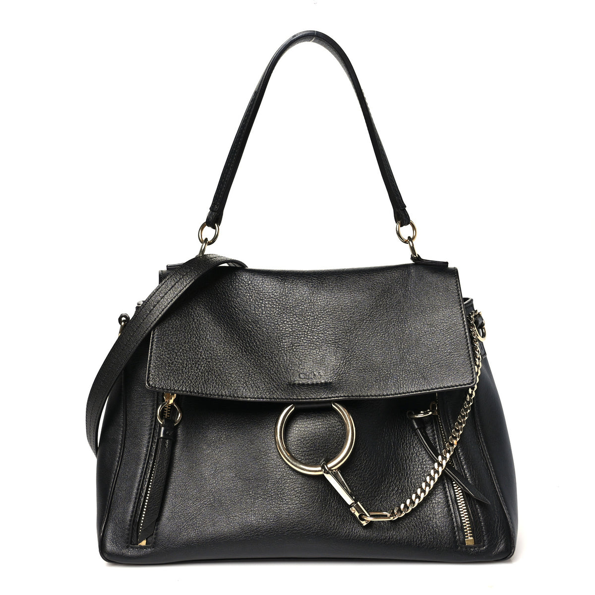 Chloe Calfskin Small Faye Day Shoulder Bag Black 1 of 11