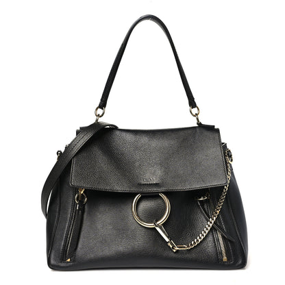 Chloe Calfskin Small Faye Day Shoulder Bag Black 1 of 11