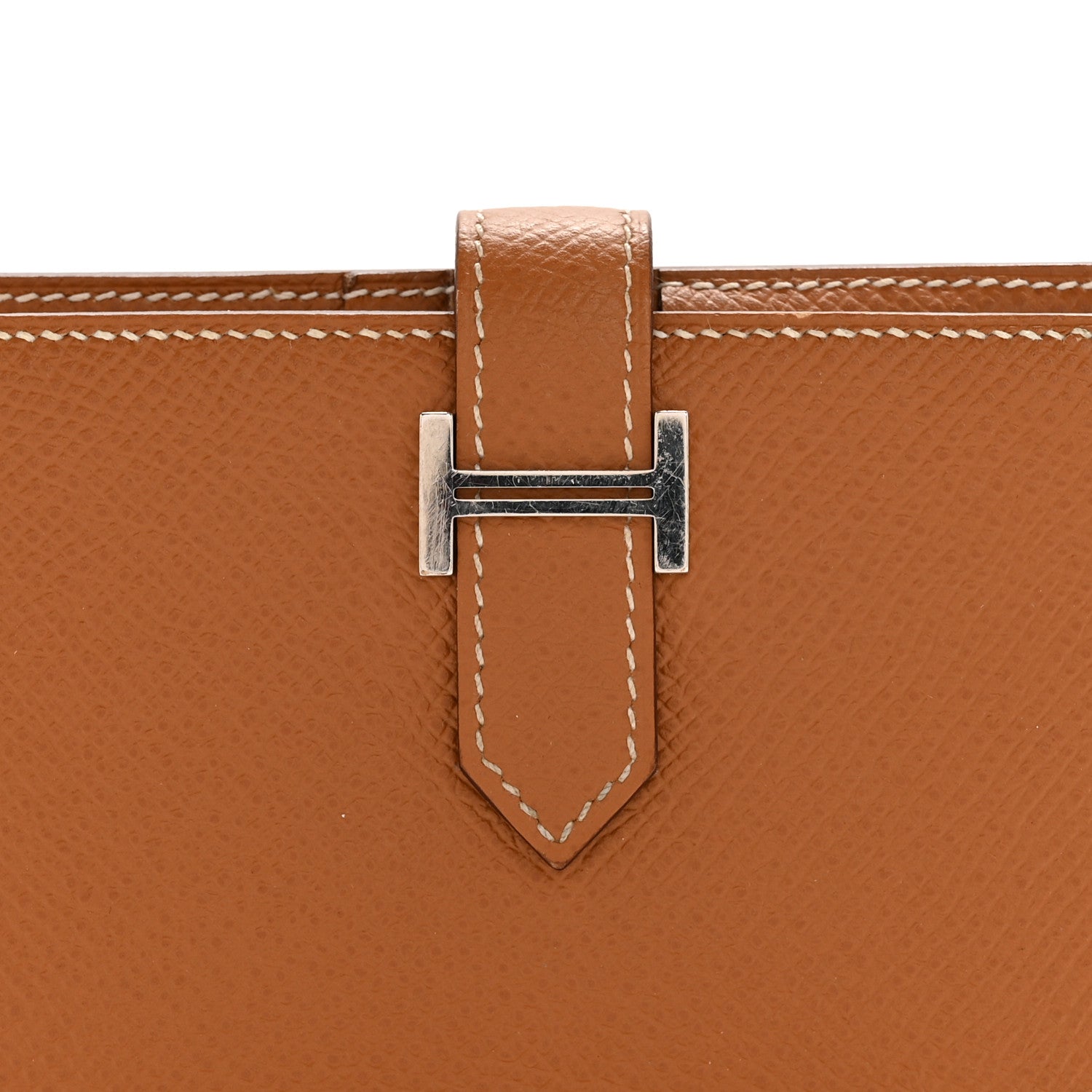 Hermes Epsom Bearn Compact Wallet Gold 8 of 9