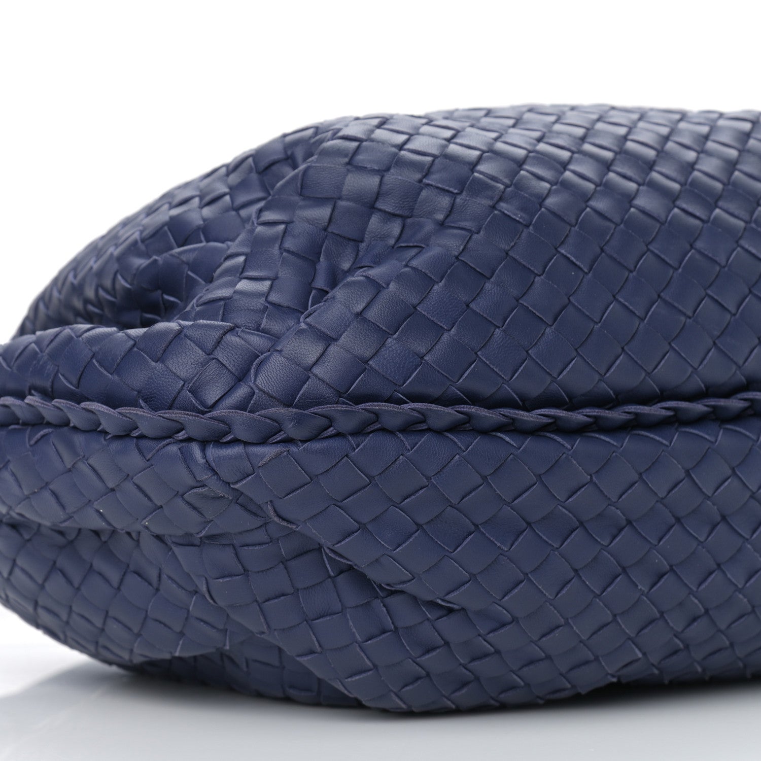 Bottega Veneta Nappa Intrecciato Medium Belly Veneta Hobo Sapphire 8 of 9