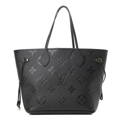 Louis Vuitton Empreinte Monogram Giant Neverfull MM Black 1 of 10