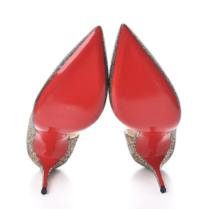 Christian Louboutin Glitter Regina Specchio Oxyde Iriza 100 Pumps 38 Multi 7 of 8