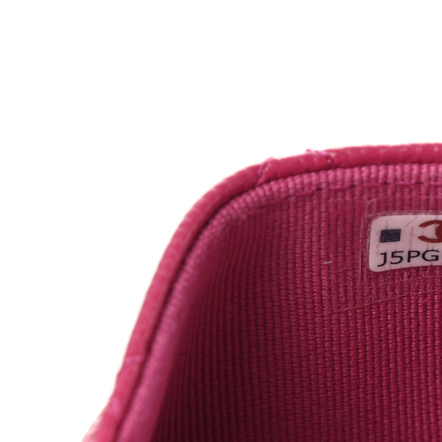 Chanel Caviar Quilted Flap Card Holder Wallet Dark Pink 8 of 10