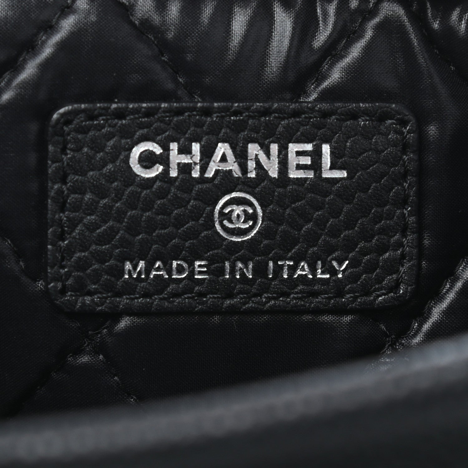 Chanel Caviar Quilted CC Beauty Clutch Black 6 of 7