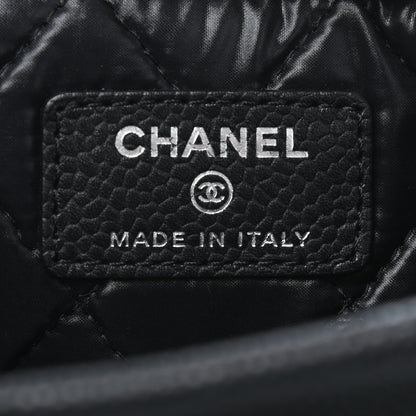 Chanel Caviar Quilted CC Beauty Clutch Black 6 of 7