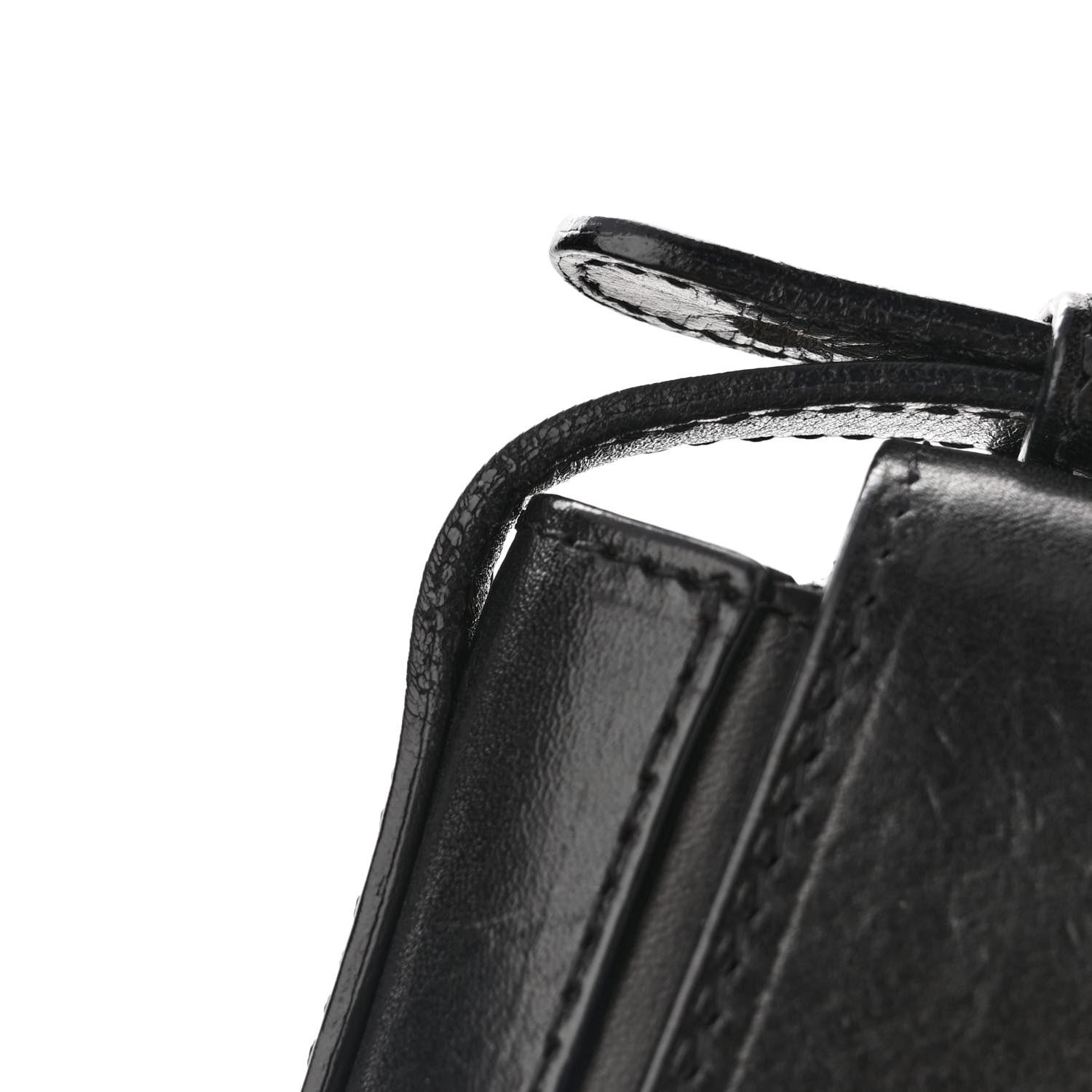 Mansur Gavriel Calfskin Flap Crossbody Bag Black 9 of 13