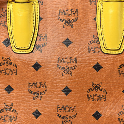 MCM Visetos Small Kathy Tote Cognac Multicolor 16 of 16