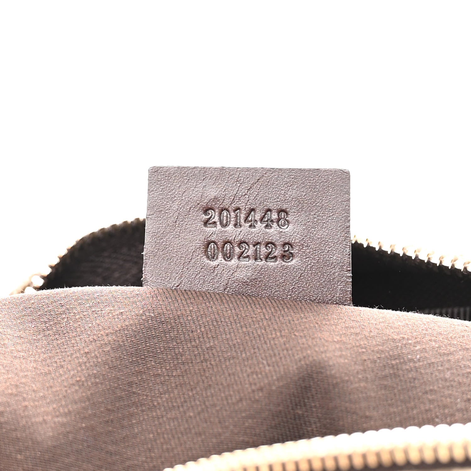 Gucci GG Plus Monogram Selleria Calfskin Medium Messenger Bag Beige Ebony Cocoa Dark Chocolate 7 of 10