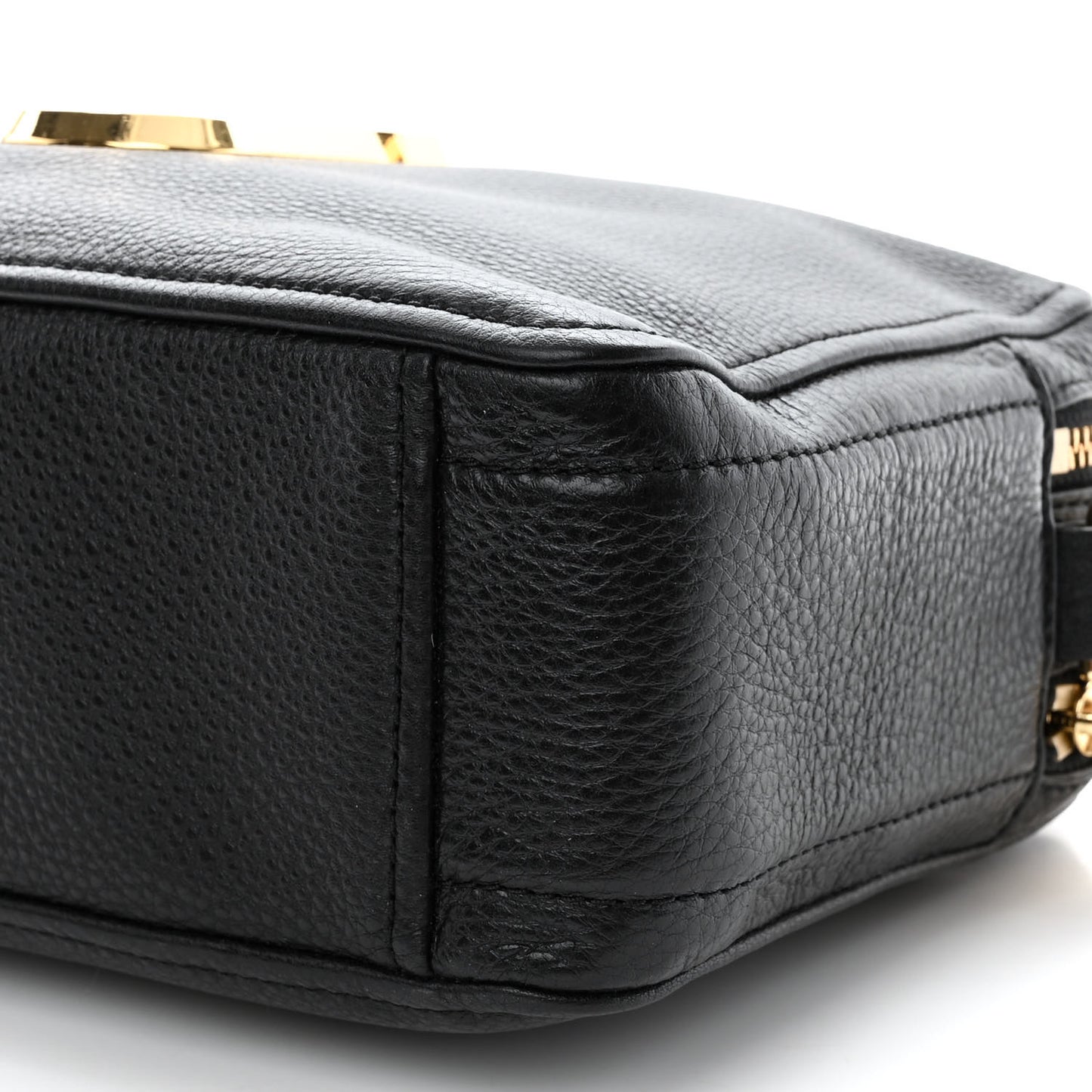 Supple Natural Grain Calfskin The Softshot 27 Bag Black